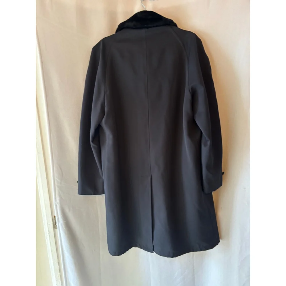 Men's Best Season Mate Black Trench Coat 40R